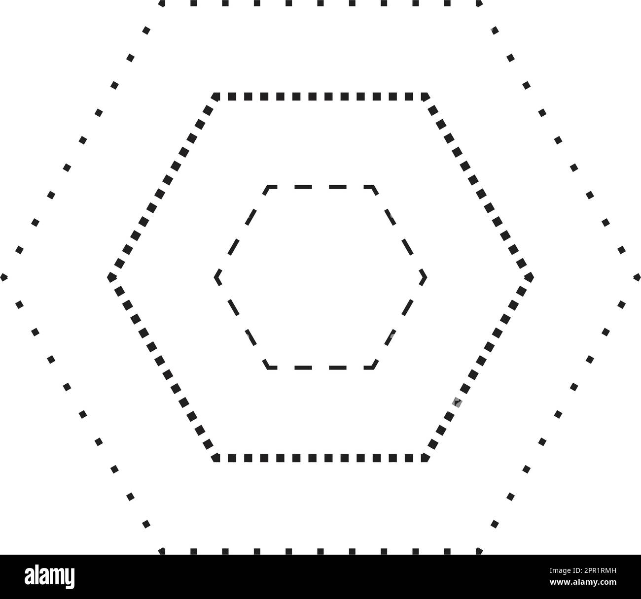 Tracing hexagon hi-res stock photography and images - Alamy