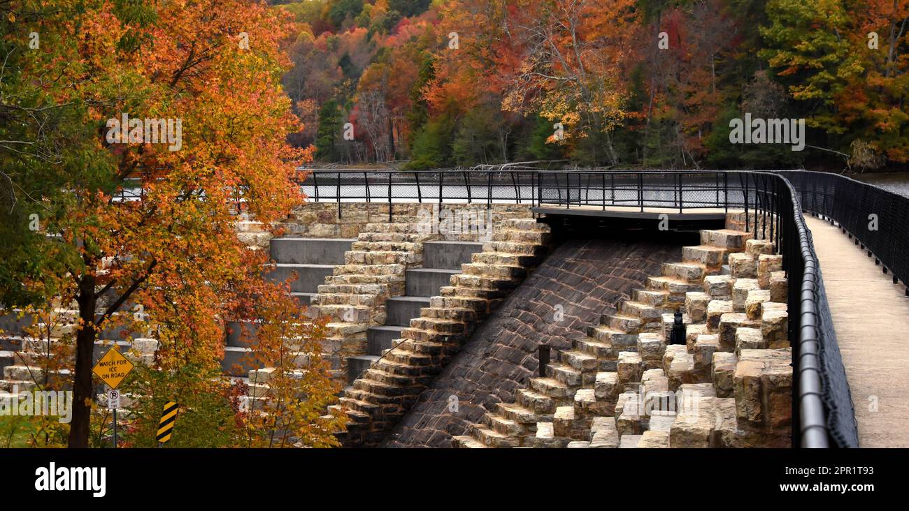 Foot Bridge at Bays Mountain Park, Kingsport, Tennessee, gives