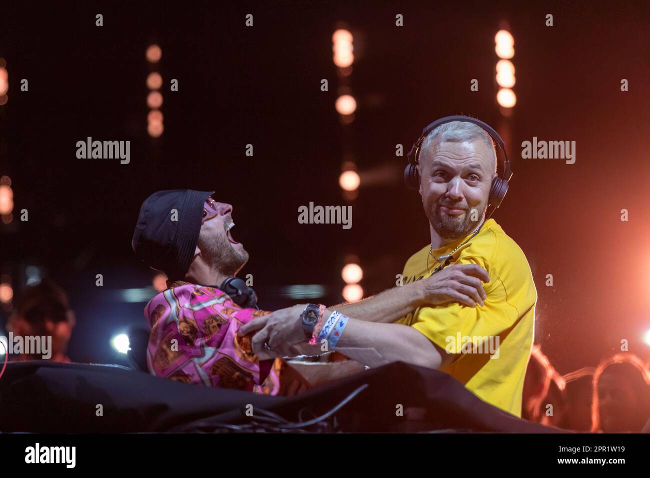 Indio, USA. 23rd Apr, 2023. Fisher (Chris Fisher) and Chris Lake during