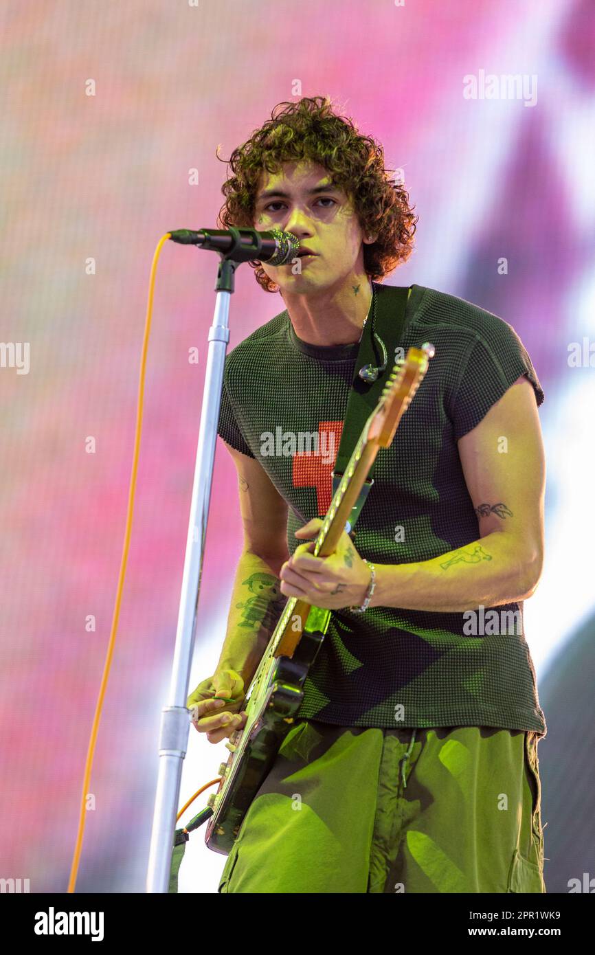Indio, USA. 23rd Apr, 2023. Dominic Fike during the Coachella Music