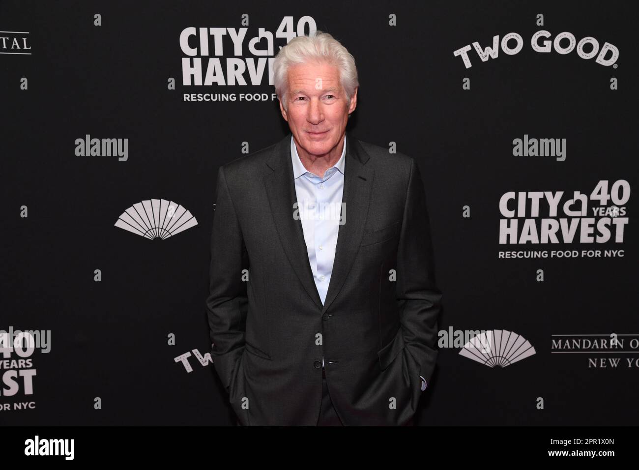 New York USA 25th Apr 2023 Richard Gere Attends The City Harvest   New York Usa 25th Apr 2023 Richard Gere Attends The City Harvest 40th Anniversary Gala House Of Harvest At Cipriani 42nd Street In New York Ny On April 25 2023 Photo By Efren Landaossipa Usa Credit Sipa Usalamy Live News 2PR1X0N 