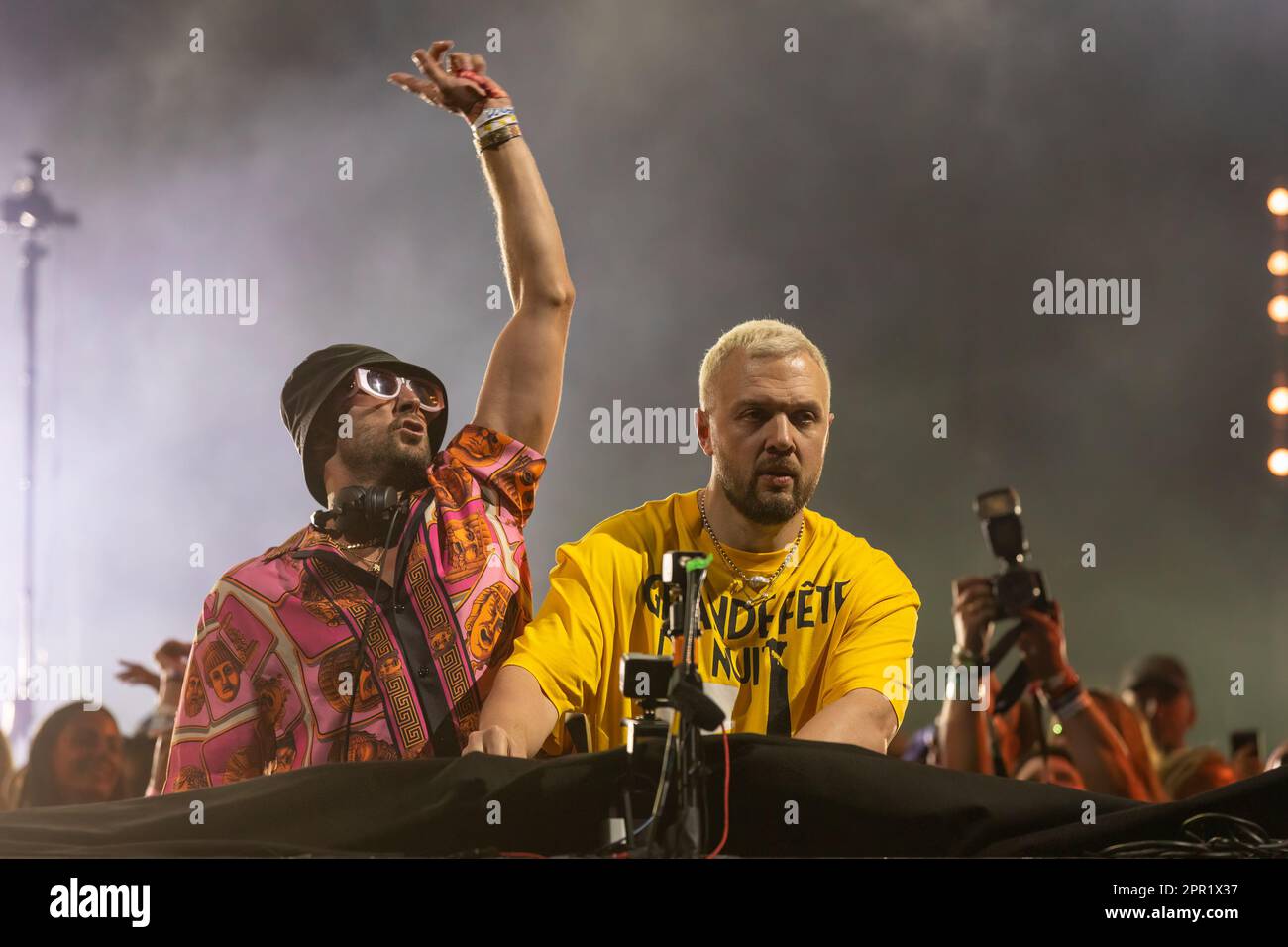 Indio, USA. 23rd Apr, 2023. Fisher (Chris Fisher) and Chris Lake during