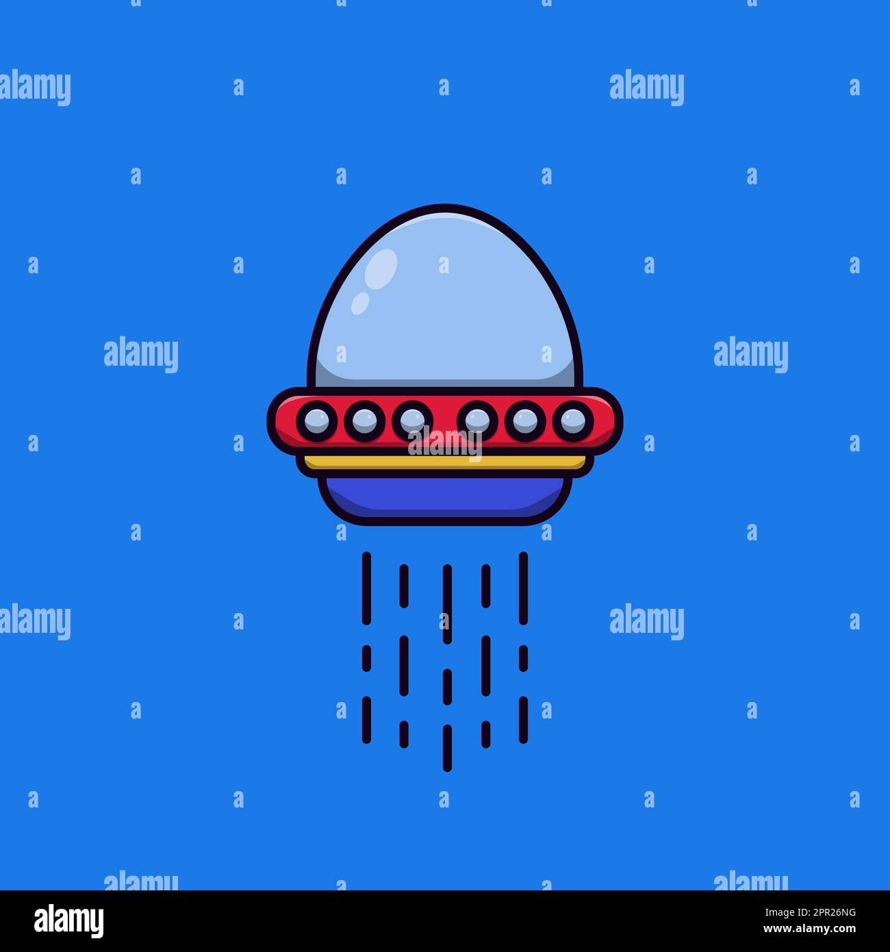 vector illustration of ufo Stock Vector Image & Art - Alamy