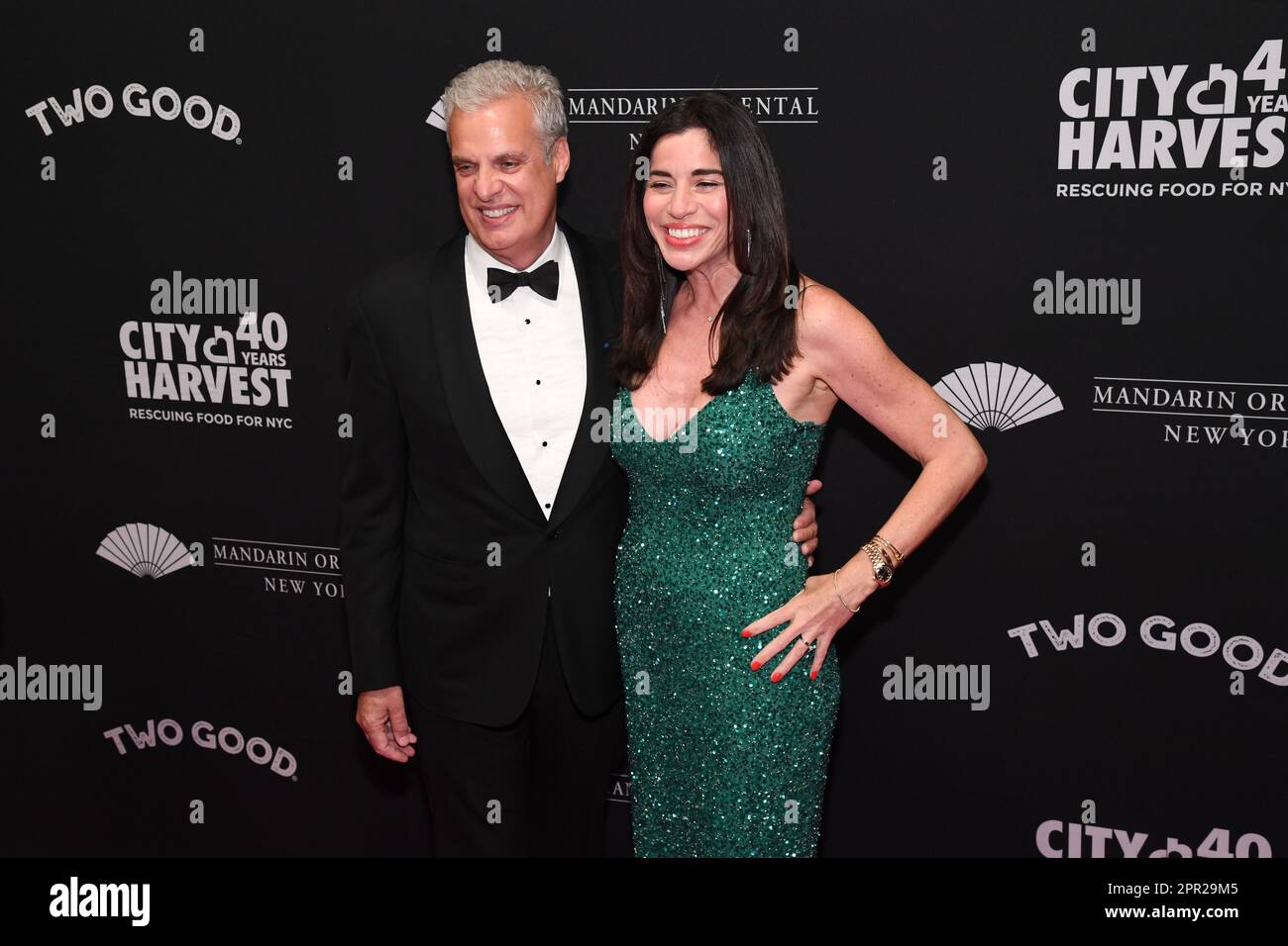 New York, USA. 25th Apr, 2023. Eric Ripert and Sandra Ripert attend the ...
