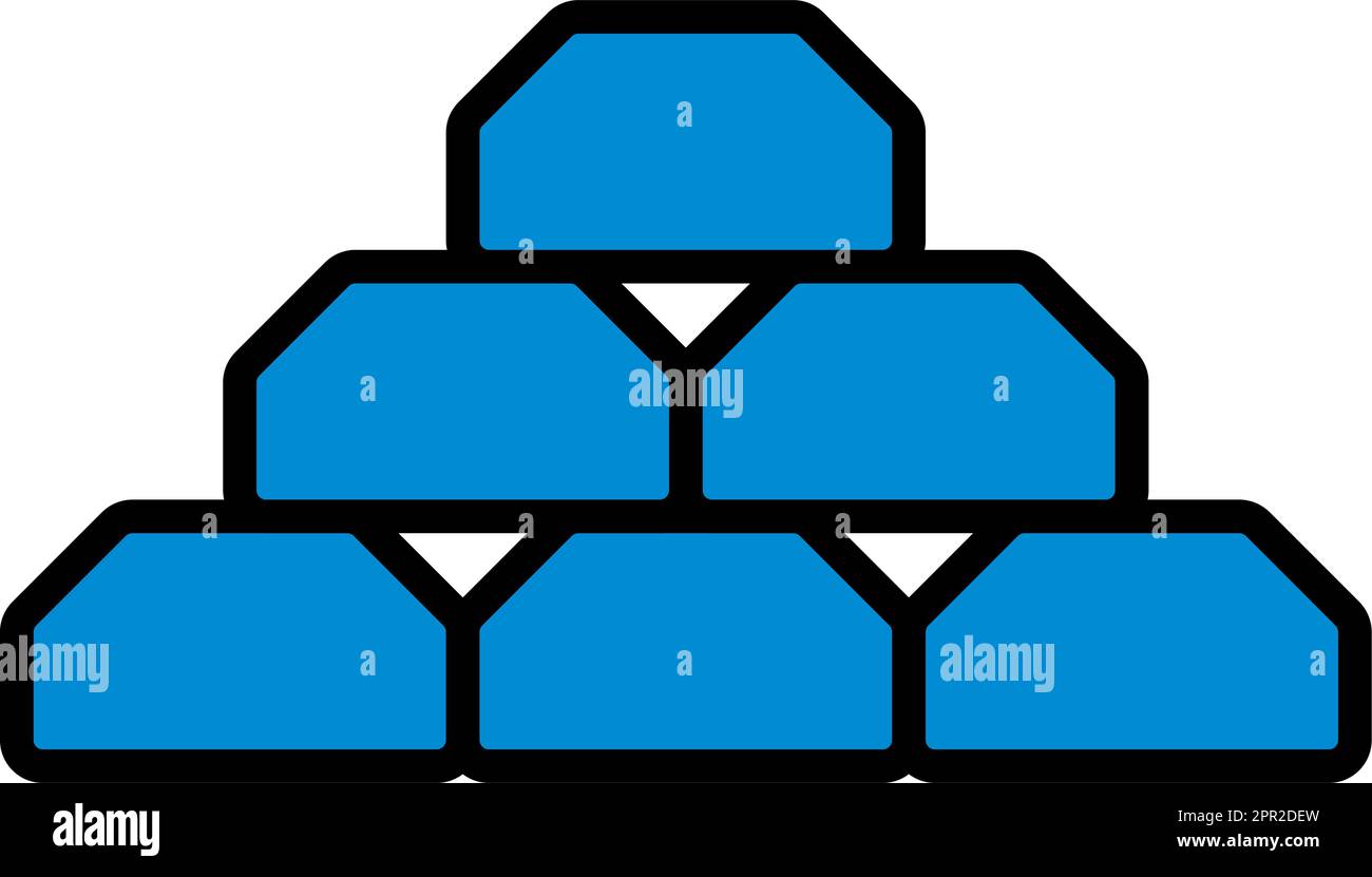 Gold Bullion Icon Stock Vector Image & Art Alamy