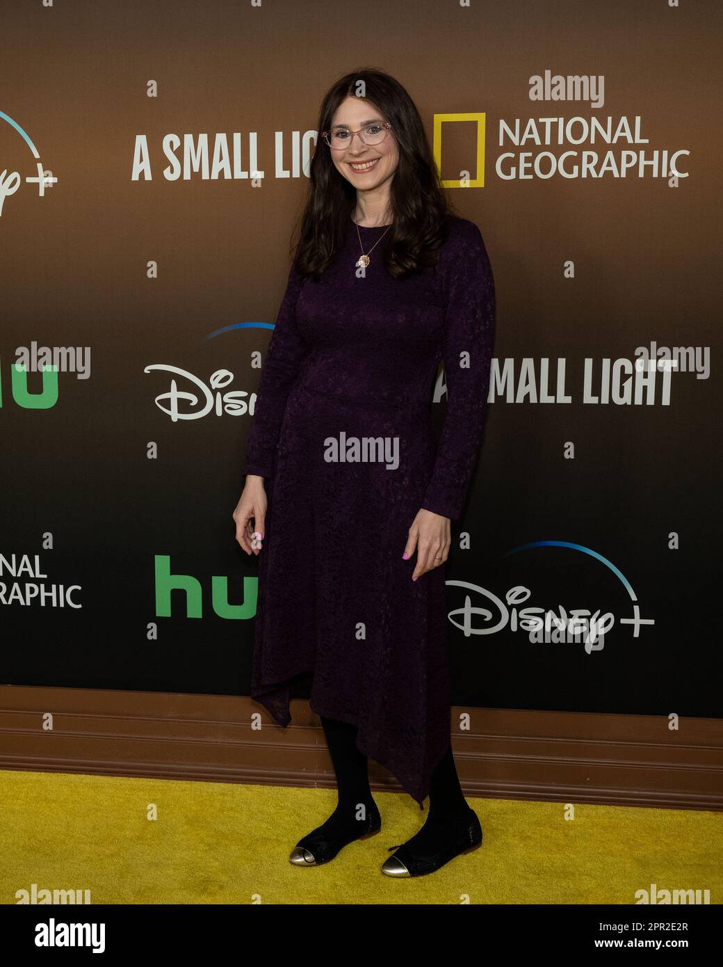New York, USA. 25th Apr, 2023. Miriam MalnikEzagui arrives on the red carpet for the premiere