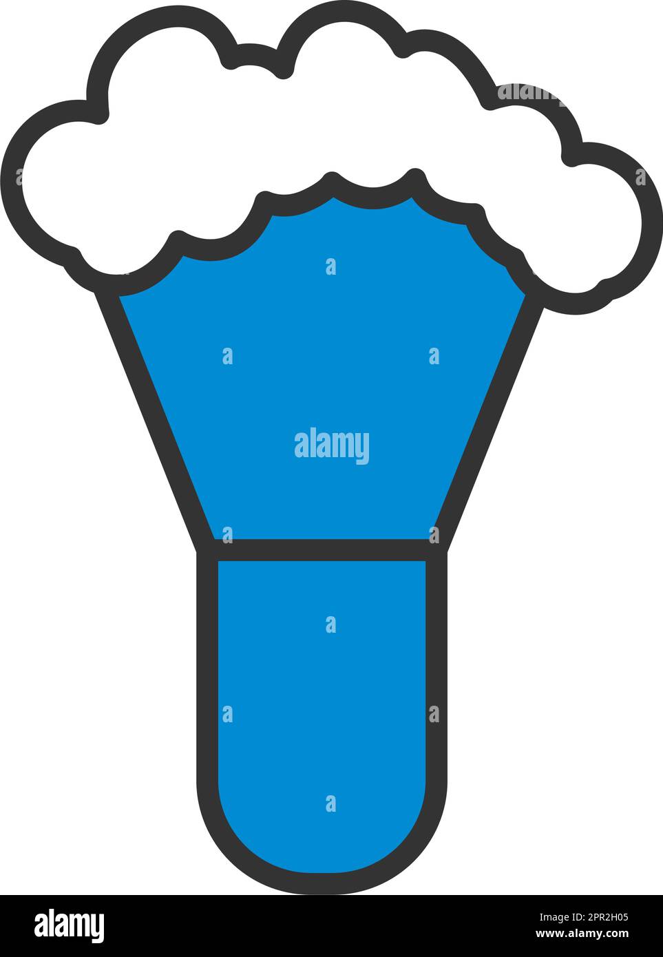 Beard foam brush icon Stock Vector Images - Alamy