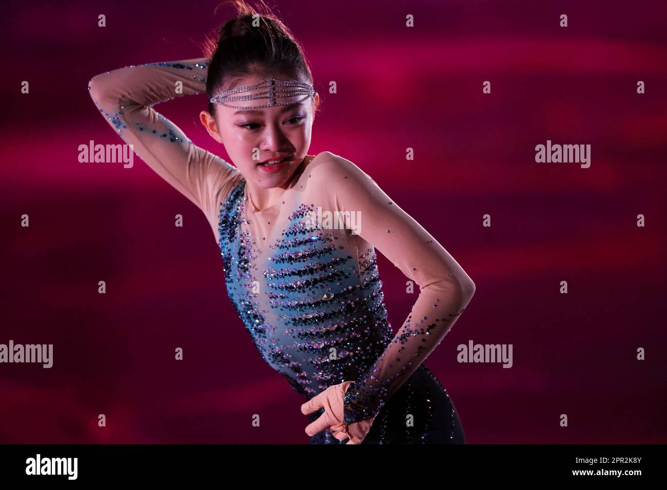 Kinoshita Academy Kyoto Ice arena, Kyoto, Japan. 22nd Apr, 2023. Hanano