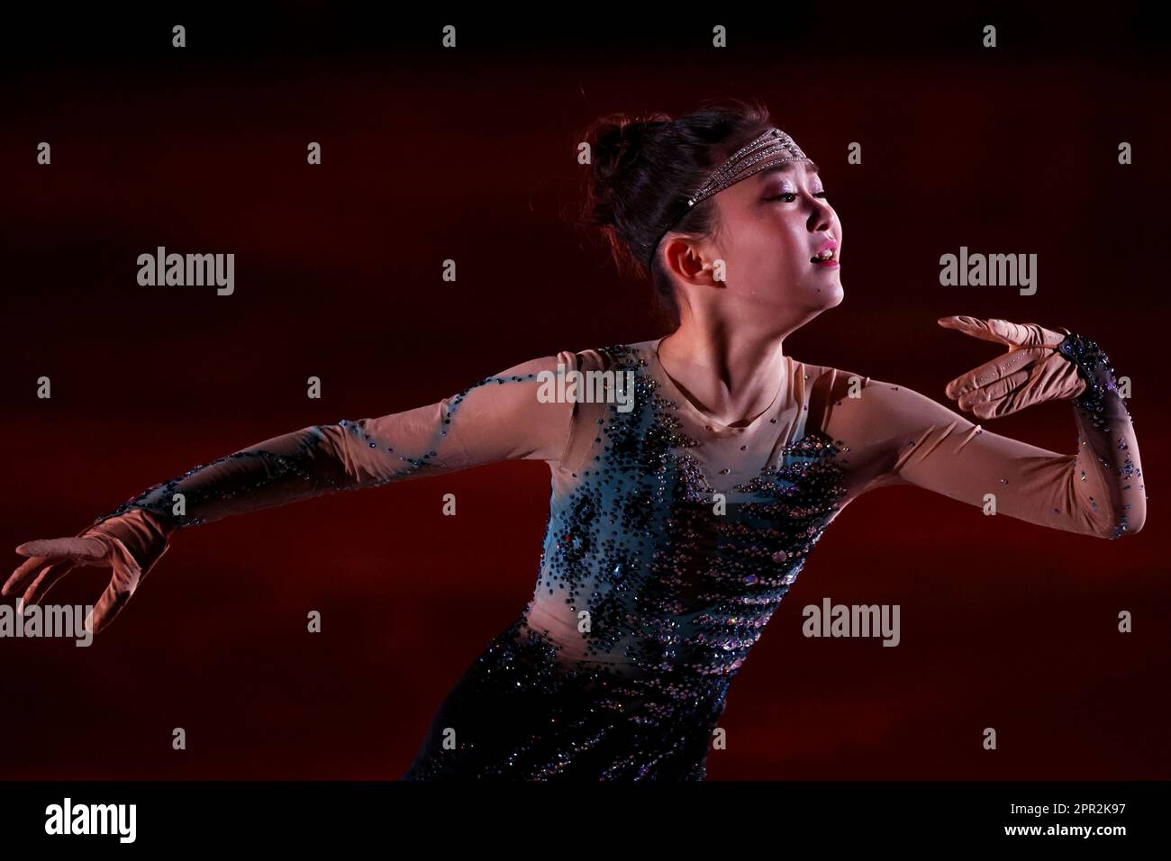 Kinoshita Academy Kyoto Ice arena, Kyoto, Japan. 22nd Apr, 2023. Hanano