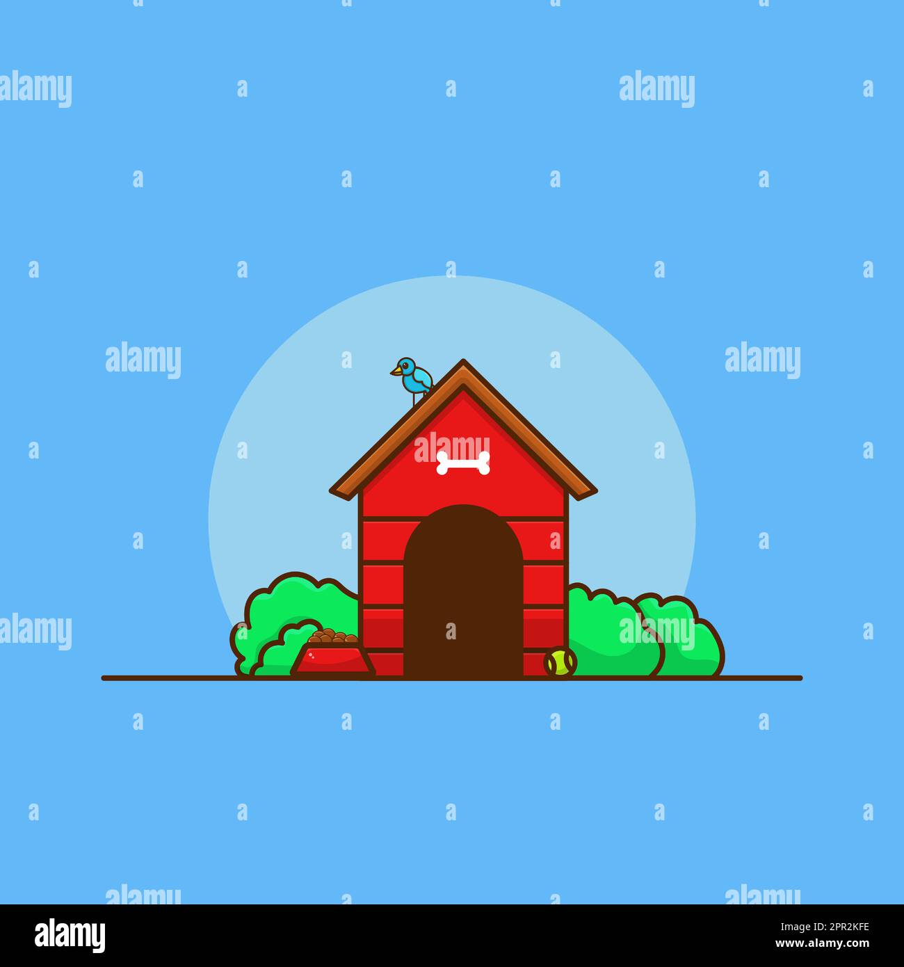 Dog House Vector Illustration Stock Vector Image Art Alamy dog-house-vector-illustration-stock-vector-image-art-alamy