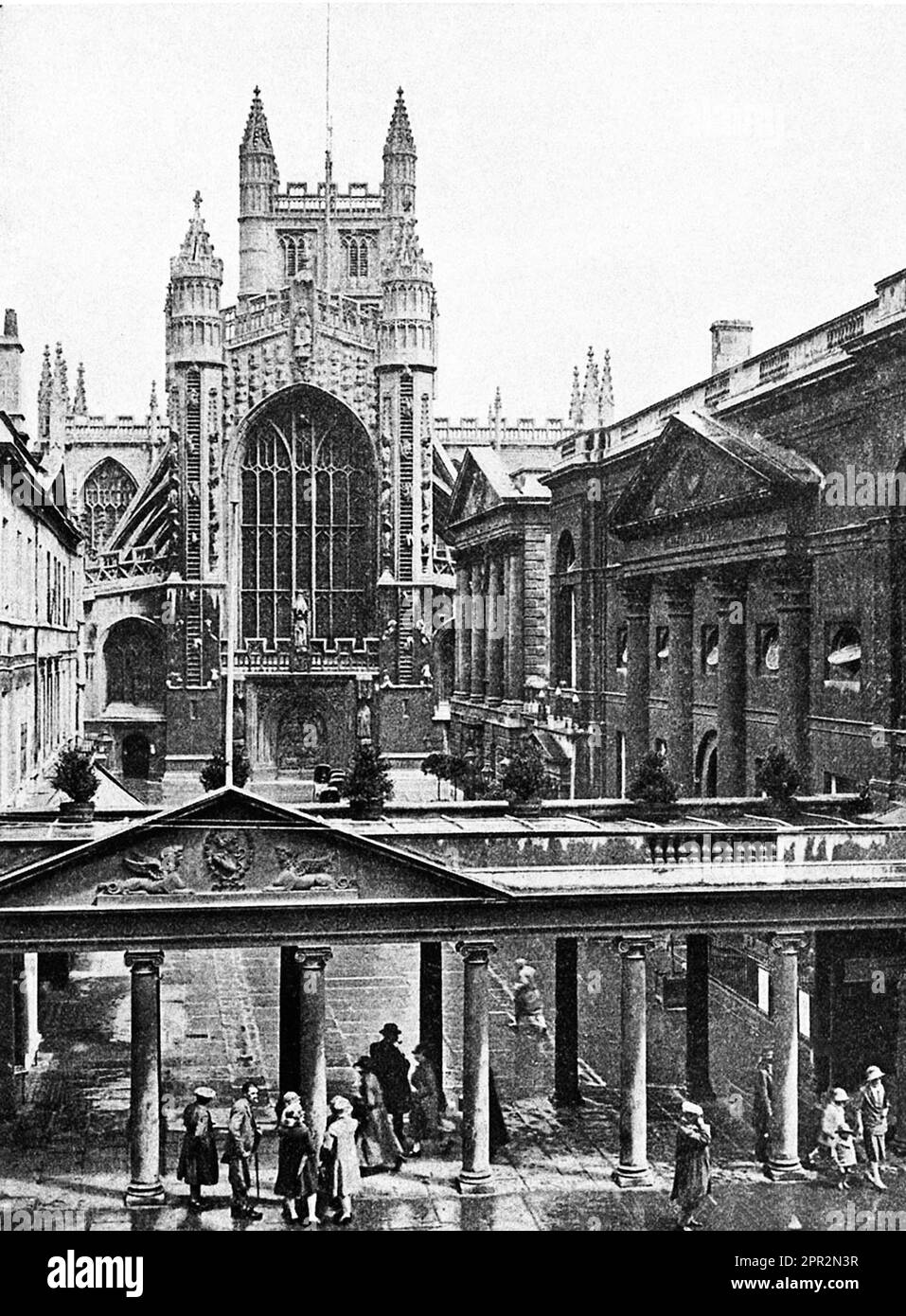 The Pump Room, Bath, early 1900s Stock Photo Alamy
