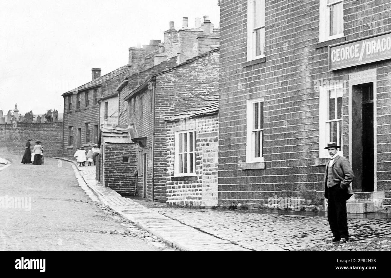 Goodshaw Village, Rossendale, early 1900s Stock Photo Alamy
