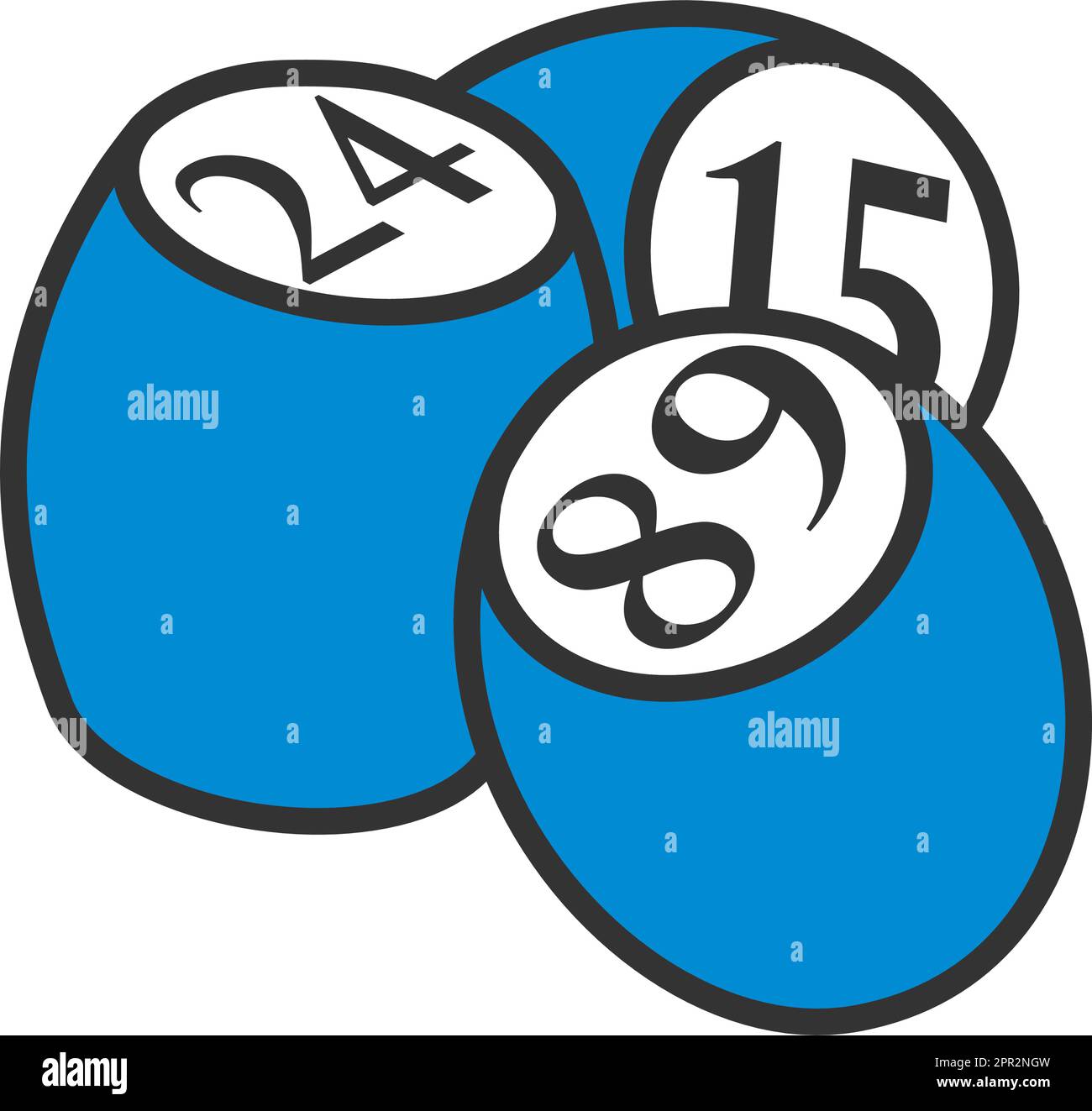 Bingo Kegs Icon Stock Vector