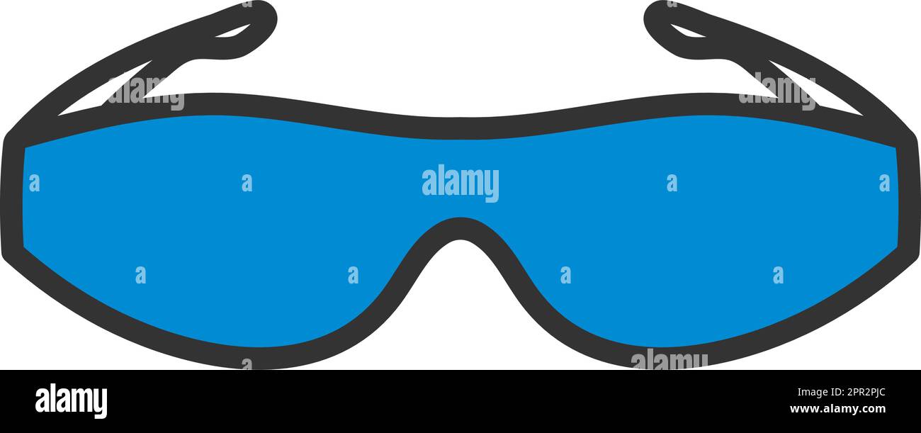 Poker Sunglasses Icon Stock Vector