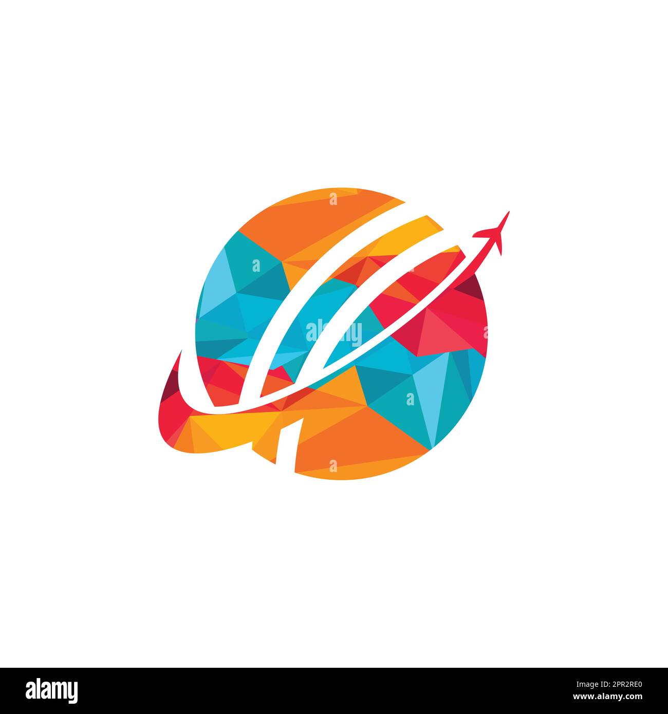 Cricket travel vector logo design. Stock Vector