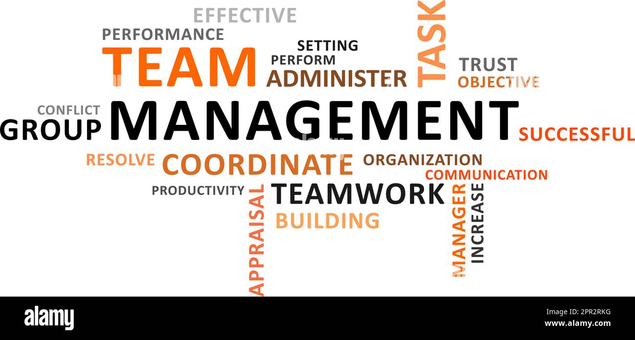 word cloud - team management Stock Vector Image & Art - Alamy