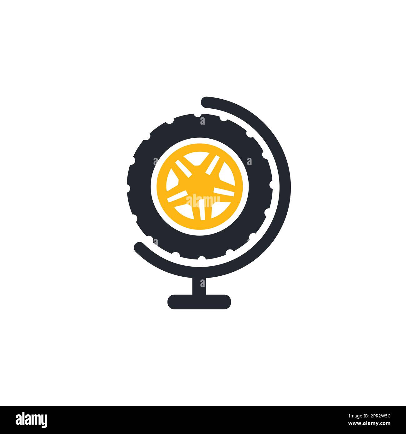 Tire world vector logo template. Vector wheel and logo
