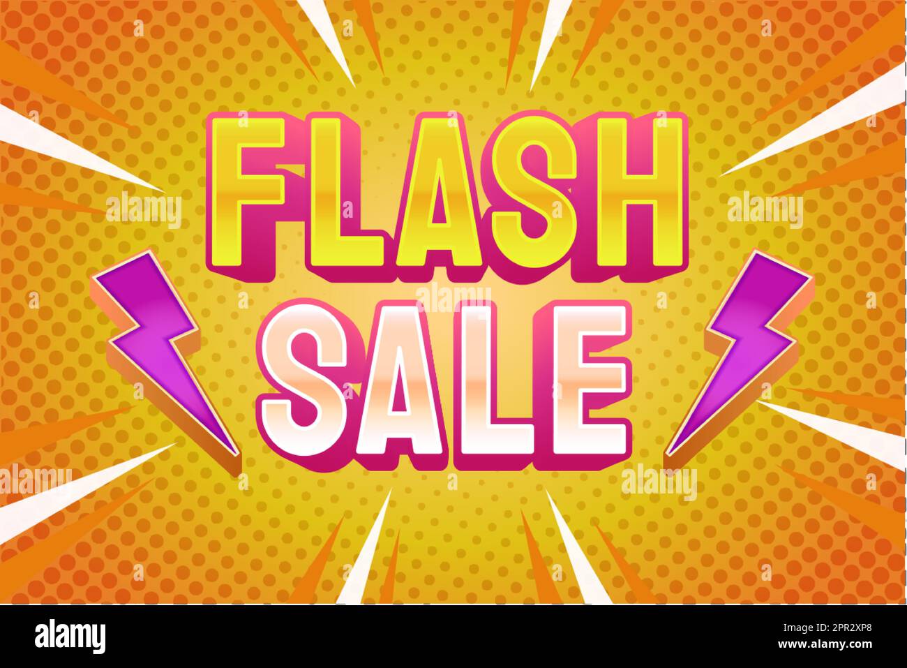text effects Flash Sale Stock Vector