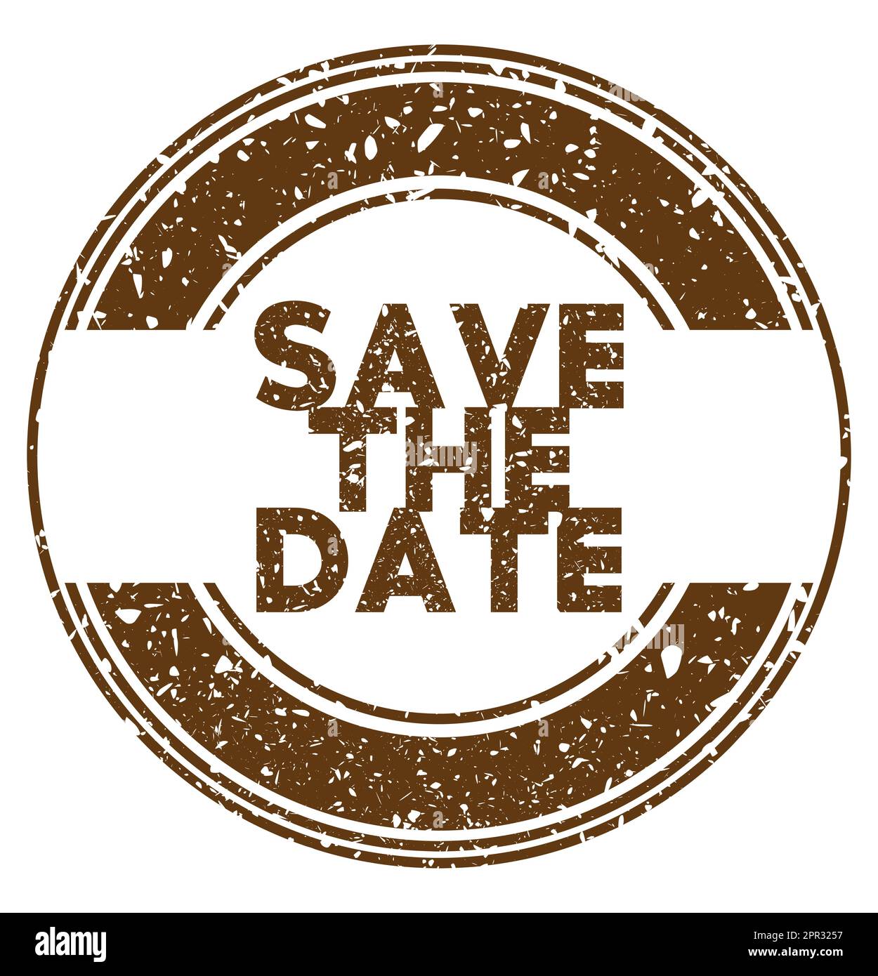 Simple vintage rubber stamp with Save The Date text Stock Vector Image