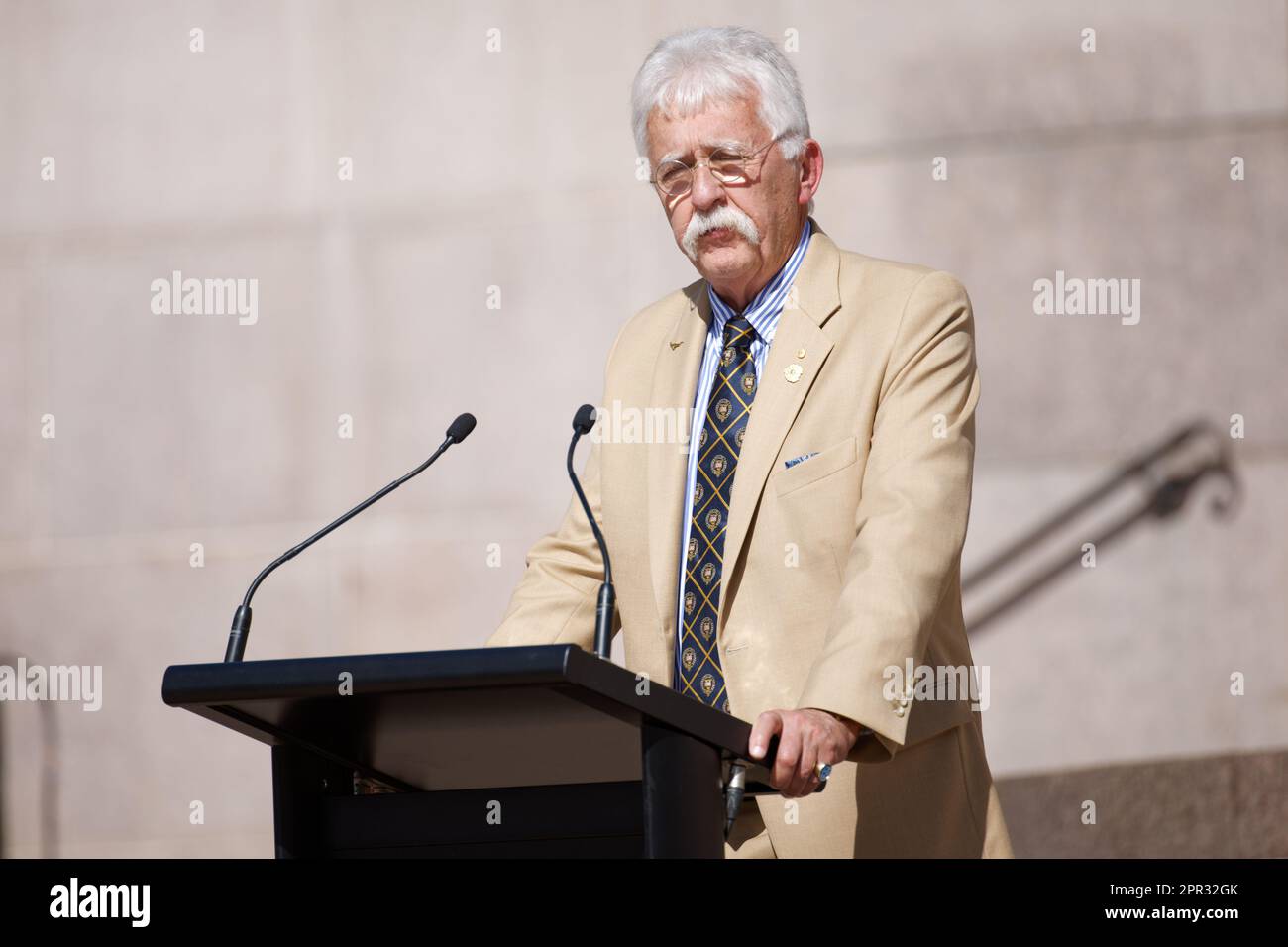 Sydney, Australia. 25th Apr, 2023. Master of Ceremonies, Gareth McCray ...