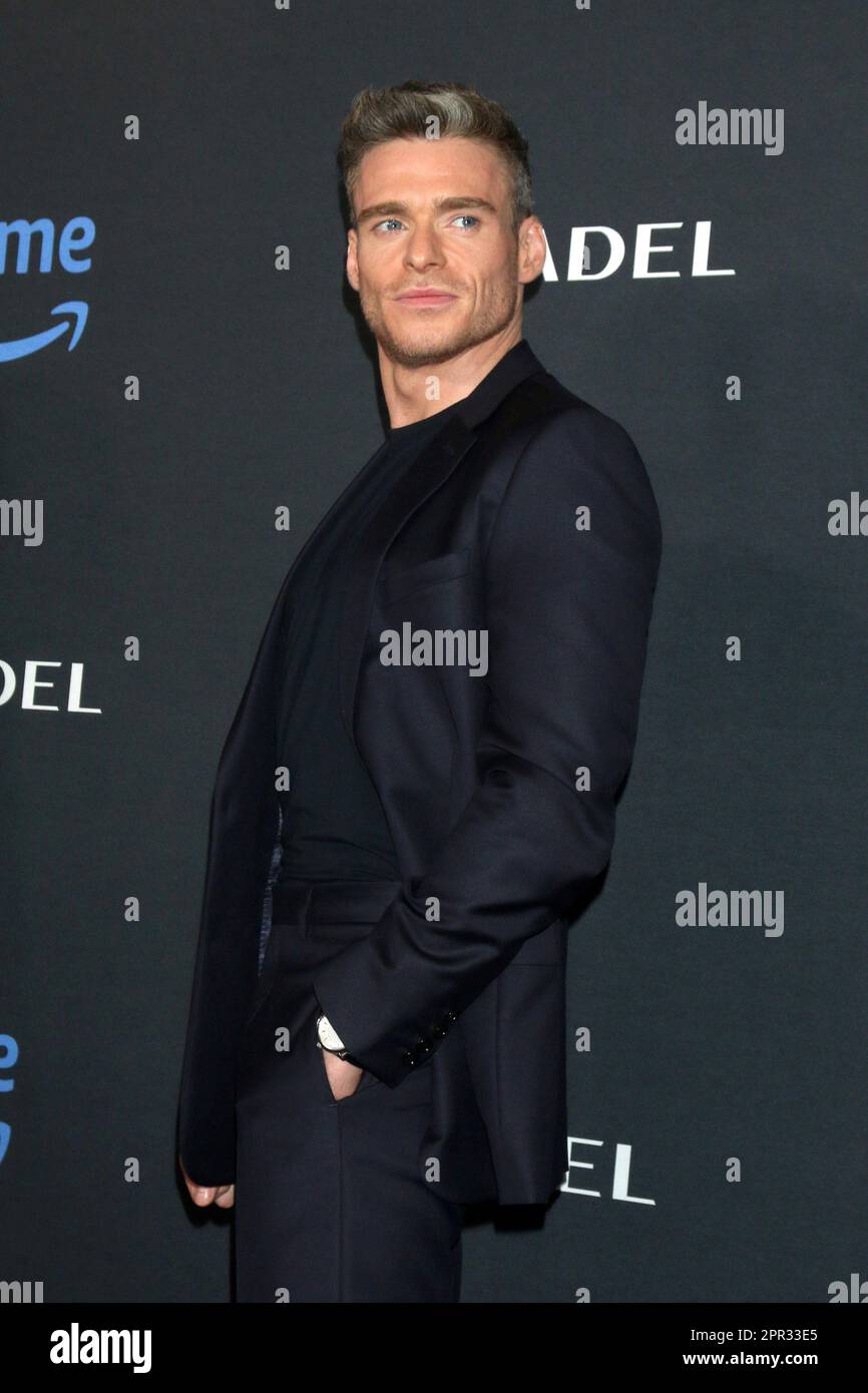 LOS ANGELES APR 25 Richard Madden at the Citadel Series Premiere at the Culver Theater on