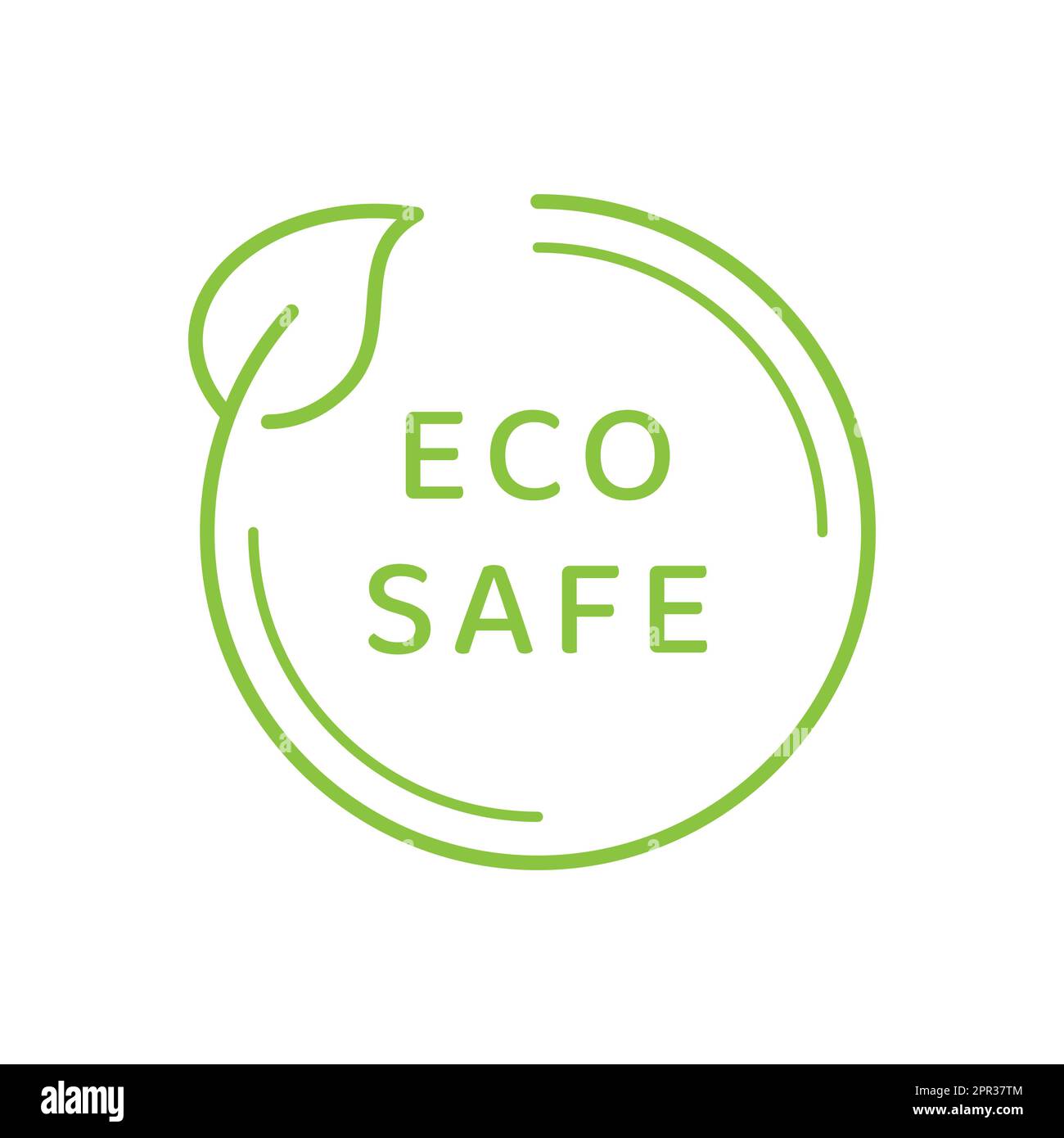 Eco safe vector label Stock Vector Image & Art Alamy
