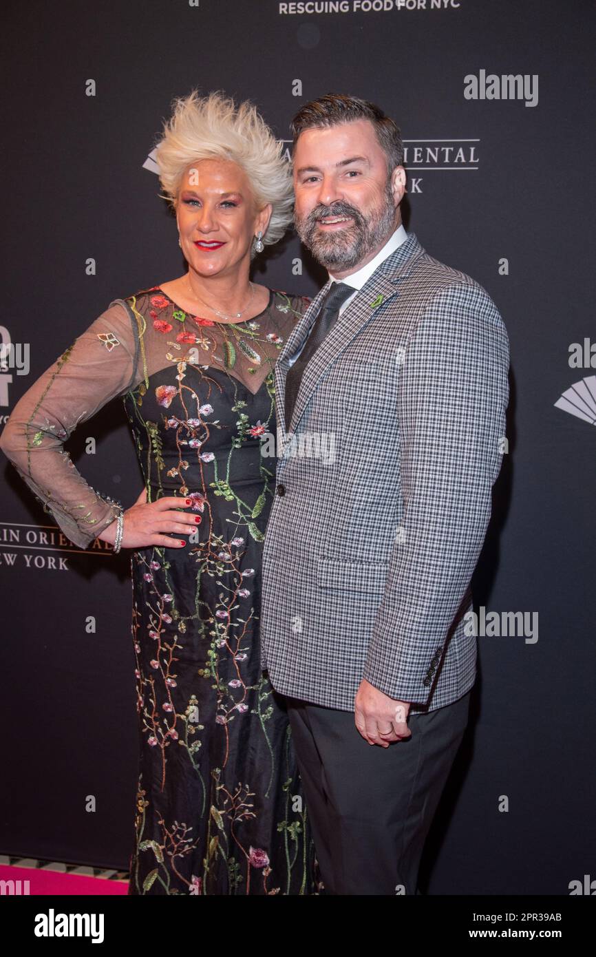 New York, United States. 25th Apr, 2023. Anne Burrell And Stuart