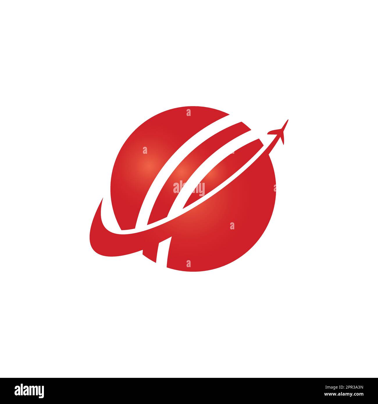 Cricket travel vector logo design. Stock Vector