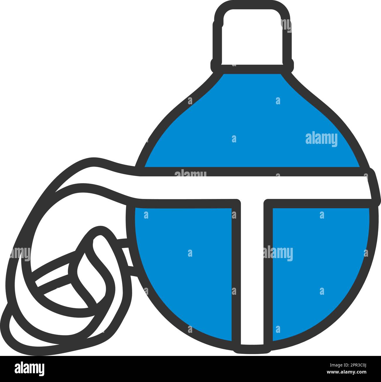 Icon Of Touristic Flask Stock Vector