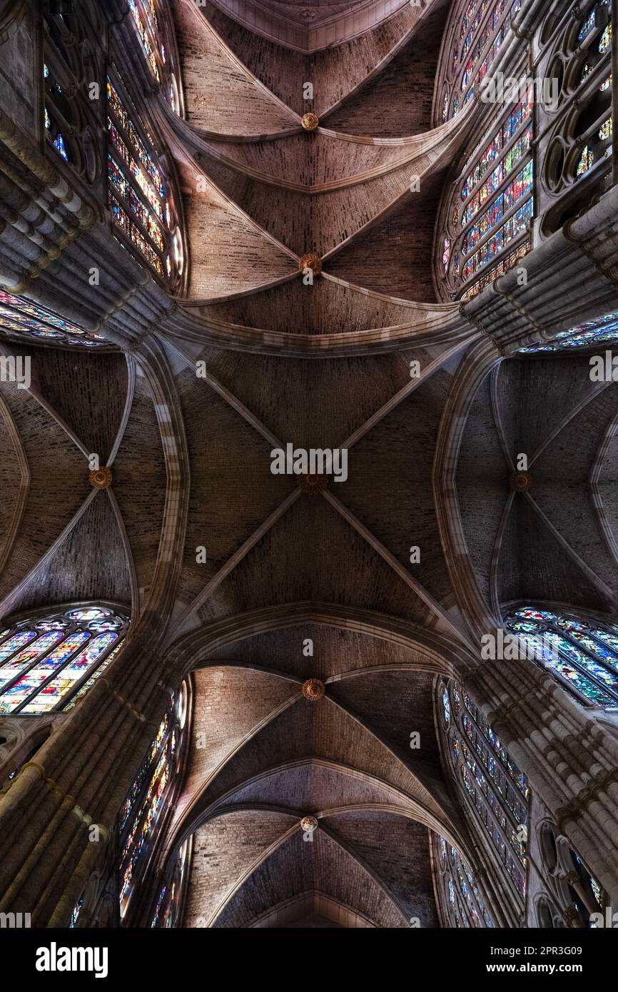 Leon in Northern Spain has the most beautiful Roman Catholic gothic