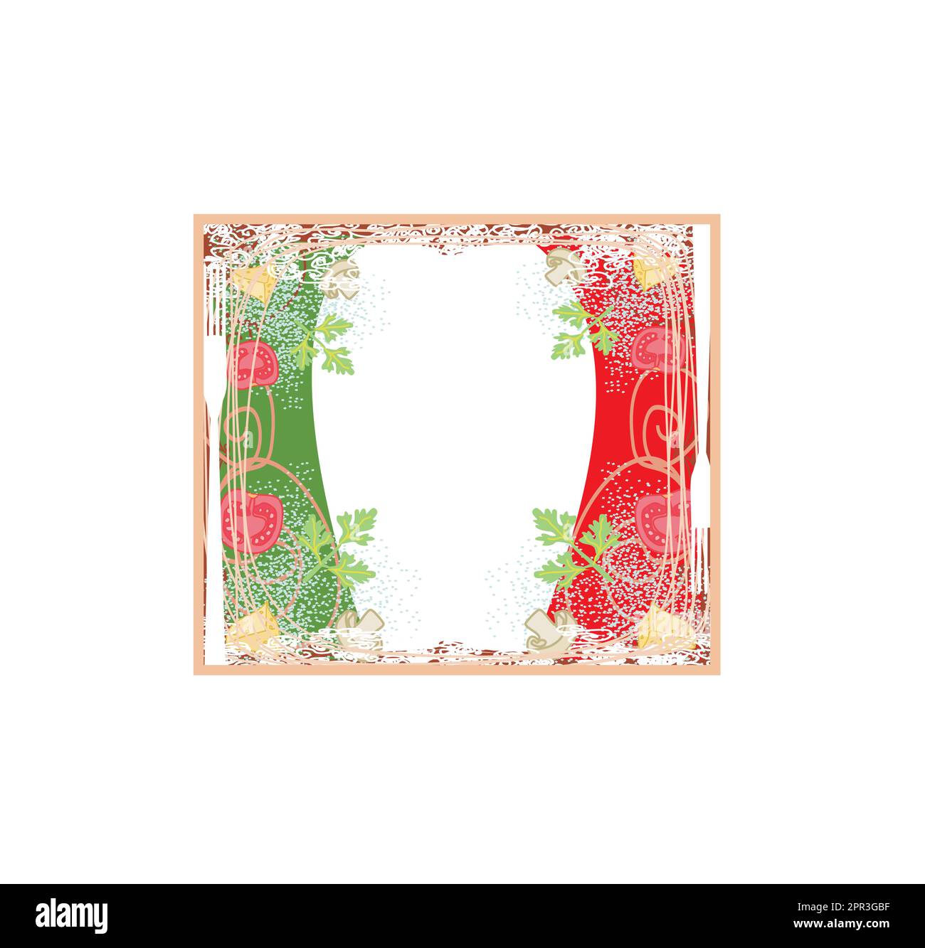 pasta pattern - Vintage style Stock Vector Image & Art - Alamy