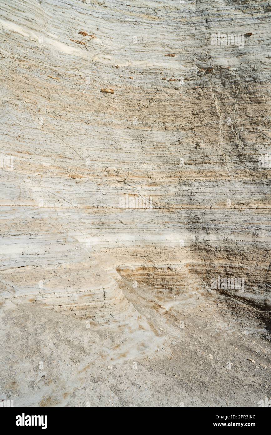 Monument Rocks, Large Chalk Formations in Kansas Stock Photo Alamy