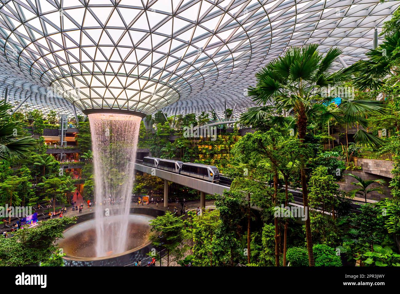 Interior new changi airport terminal hi-res stock photography and images -  Alamy