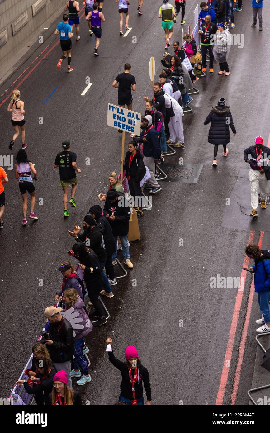 London Marathon 2023 Stock Photo Alamy