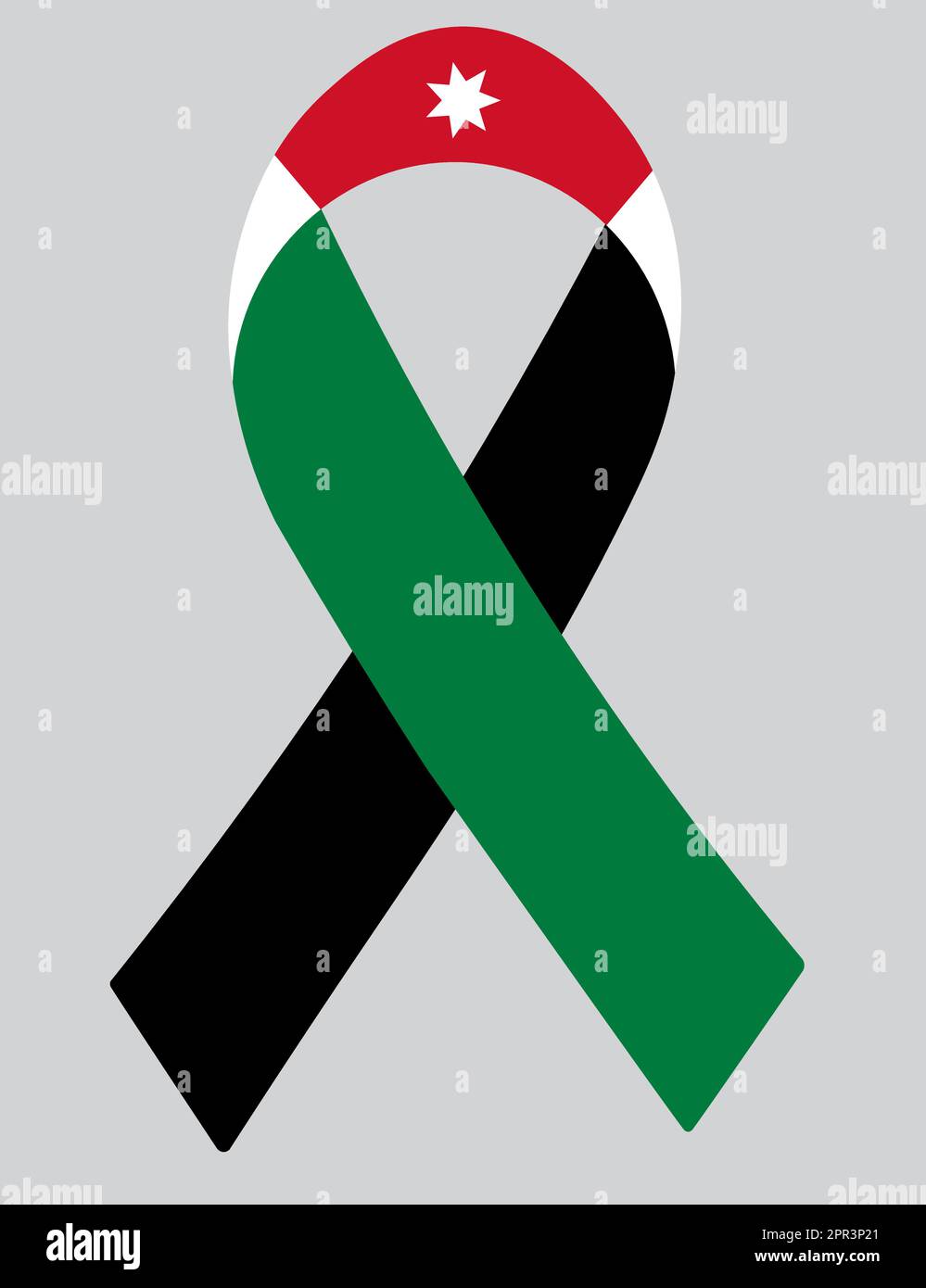 Jordan Flag Ribbon Jordan wall Stock Vector Images - Alamy