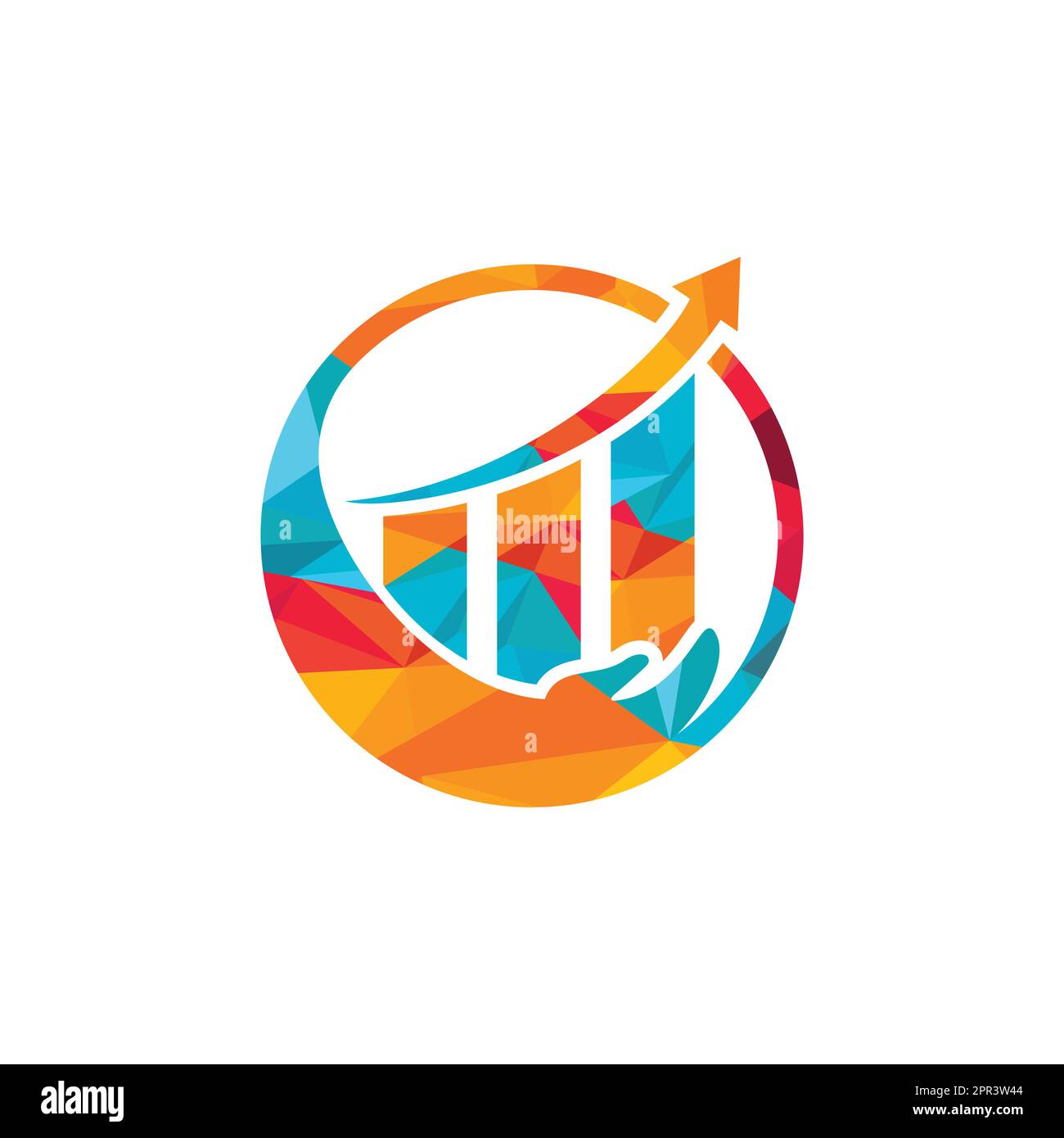 Stats File:logo Stats Care vector logo design. Finance Care logo design template Stock ...