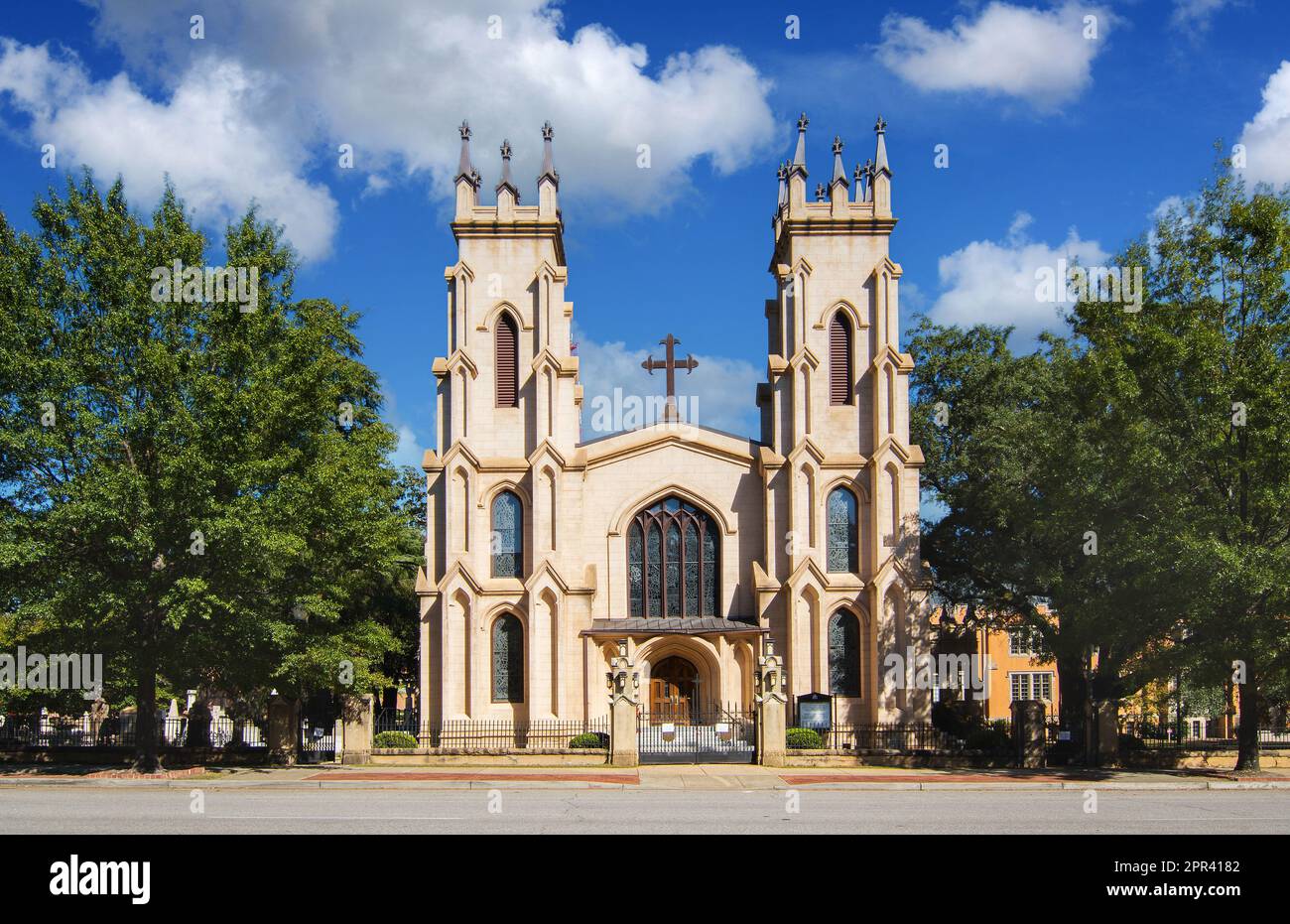 Trinity Episcopal Cathedral in Columbia, USA, South Carolina, Columbia Stock Photo