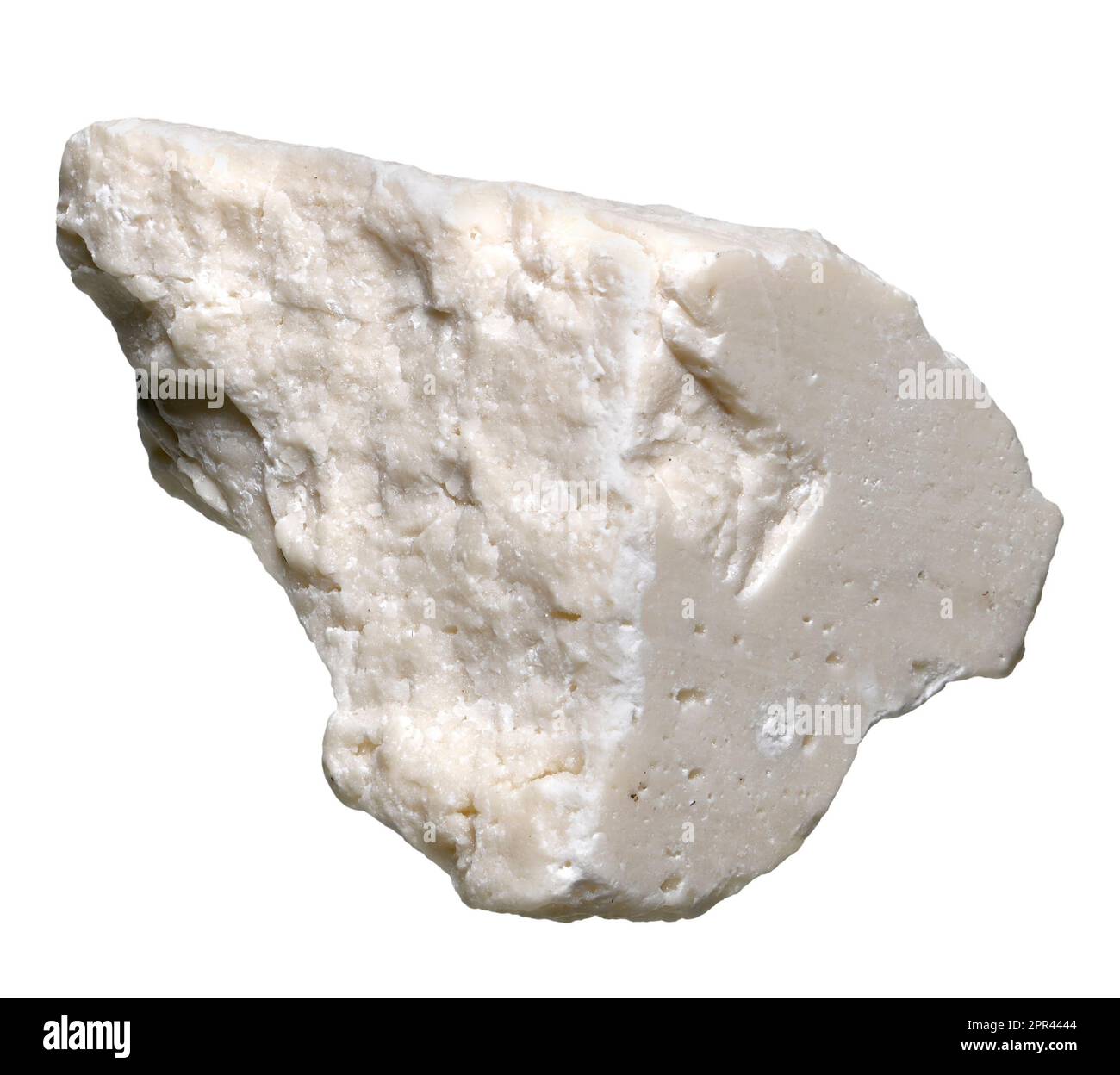 White Aragonite (Calcium carbonate) c1.5cm across Stock Photo