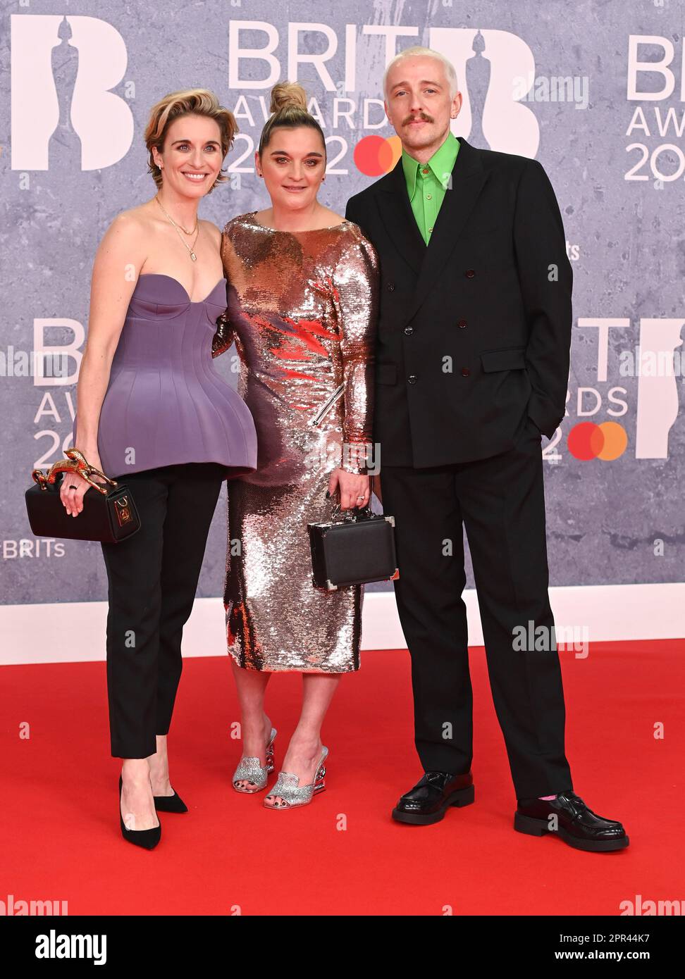 Photo Must Be Credited ©Alpha Press 079965 08/02/2022 Vicky McClure and Sister Jenny at The BRIT Awards 2022 at The O2 Arena in London Stock Photo