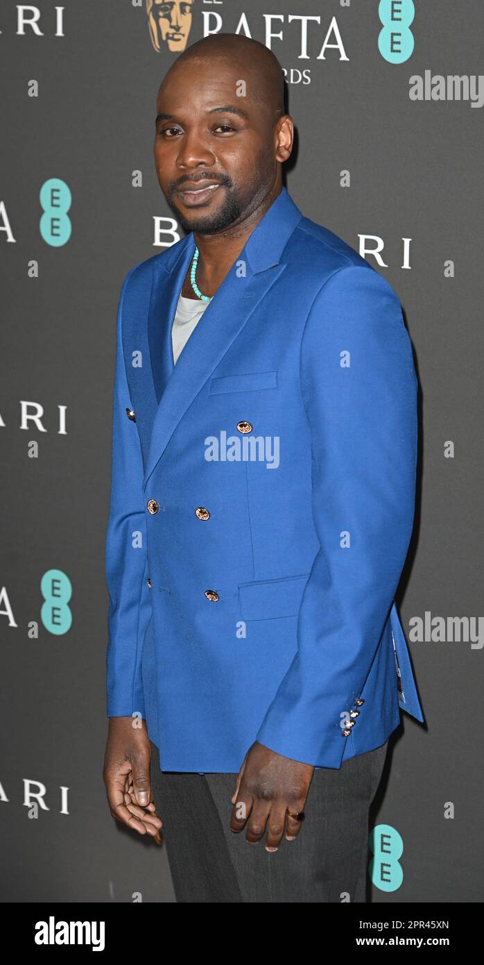 Photo Must Be Credited ©Alpha Press 085000 18/02/2023 Alex Kayode Kay at the 2023 EE BAFTA British Academy Film Awards Nominees Party Supported by BULGARI held at the National Gallery, Trafalgar Square, London. Stock Photo