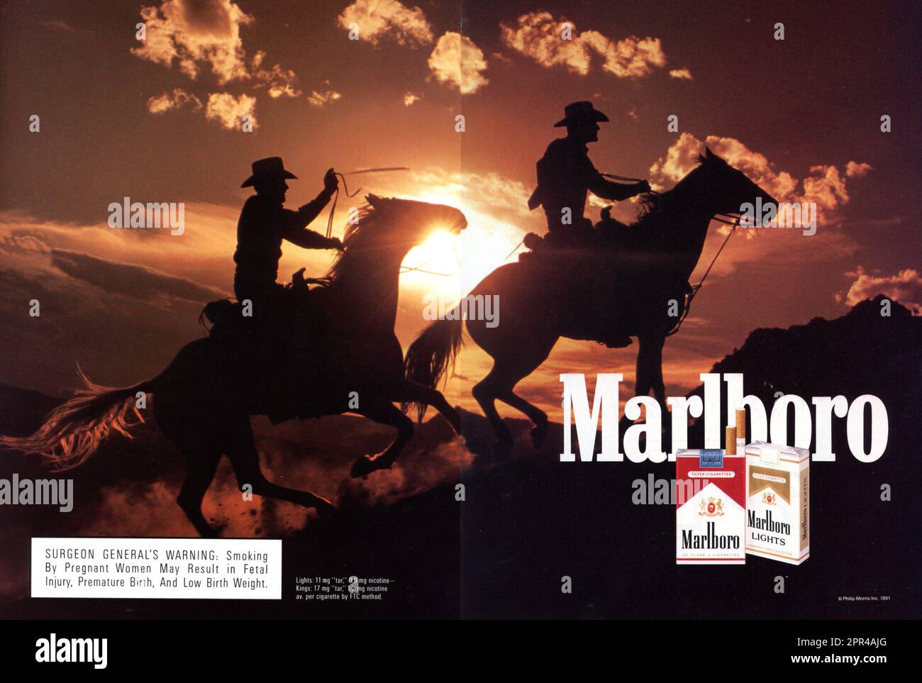 Vintage 'Playboy' magazine July 1991 issue Advert, USA Stock Photo