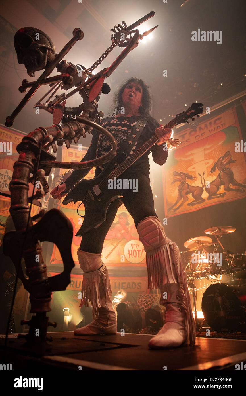 Oslo, Norway. 25th, April 2023. The American glam metal band W.A.S.P