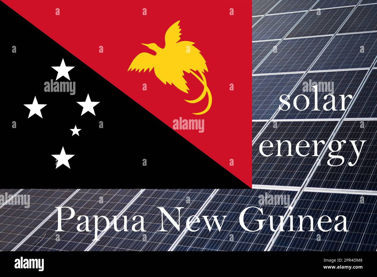 Papua New Guinea Flag In Hexagon Shape With Gold Border, Bump Texture, 3D Render - Foto 3