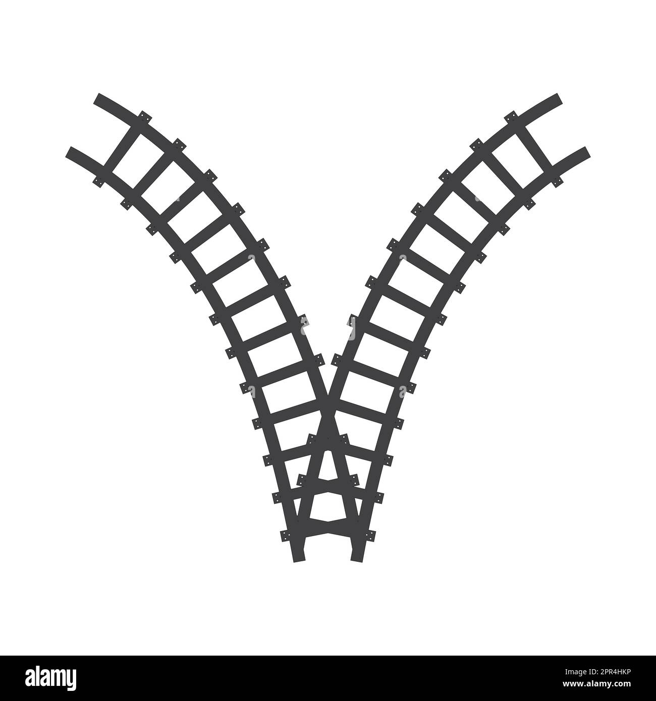 Railway track graphic Black and White Stock Photos & Images Alamy