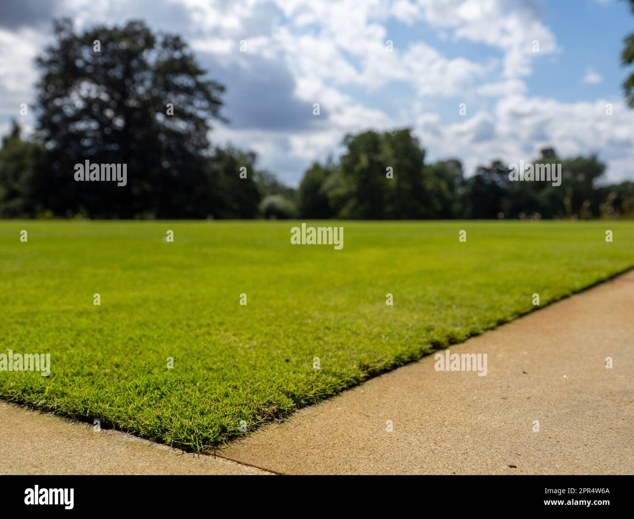 BICESTER, ENGLAND AUGUST 11, 2021 Summer lawns on the Tusmore Estate