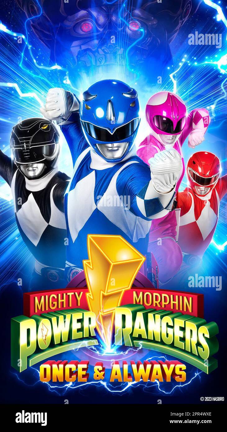Mighty Morphin Power Rangers: Once & Always  poster Stock Photo