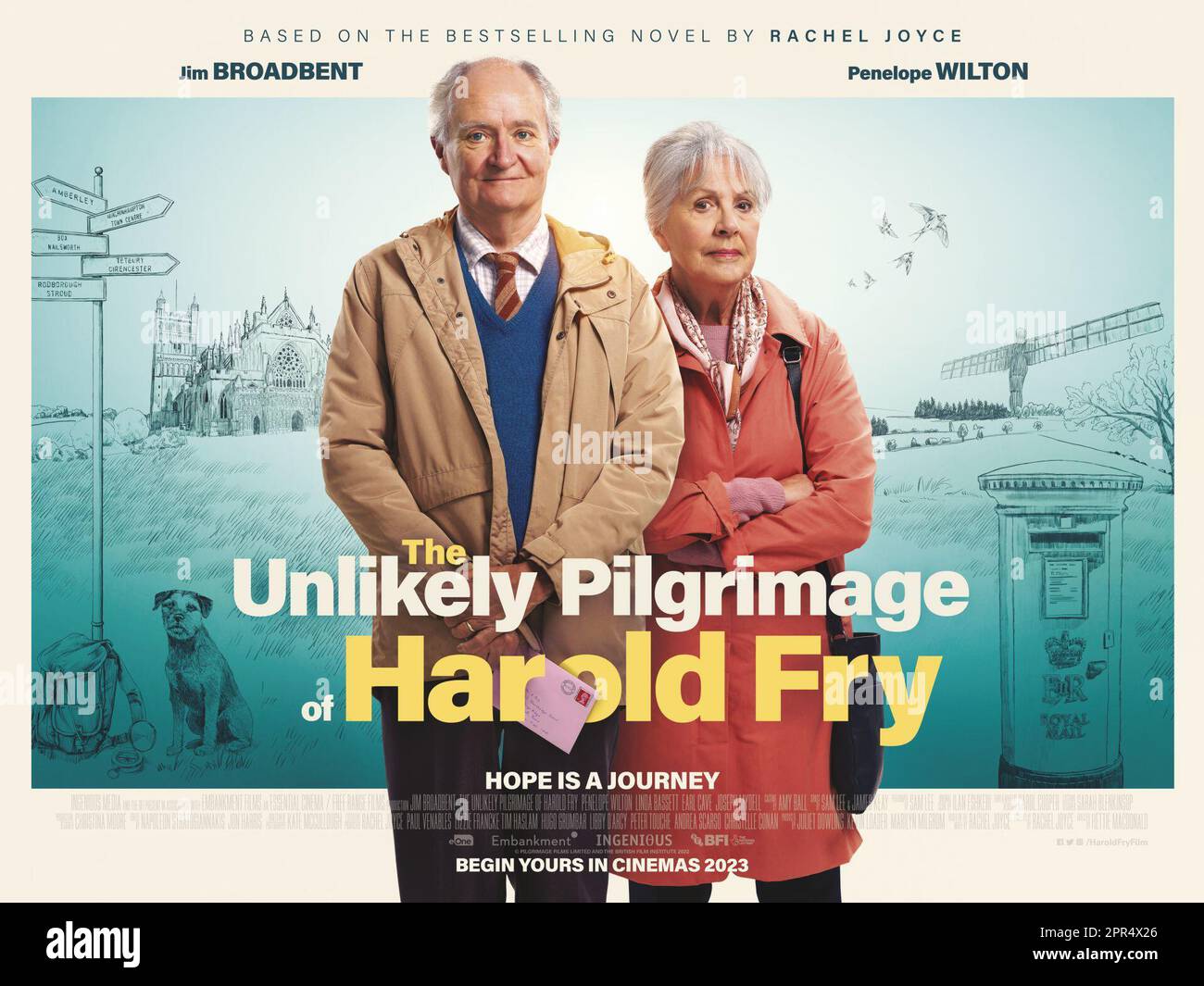 The Unlikely Pilgrimage of Harold Fry poster Stock Photo