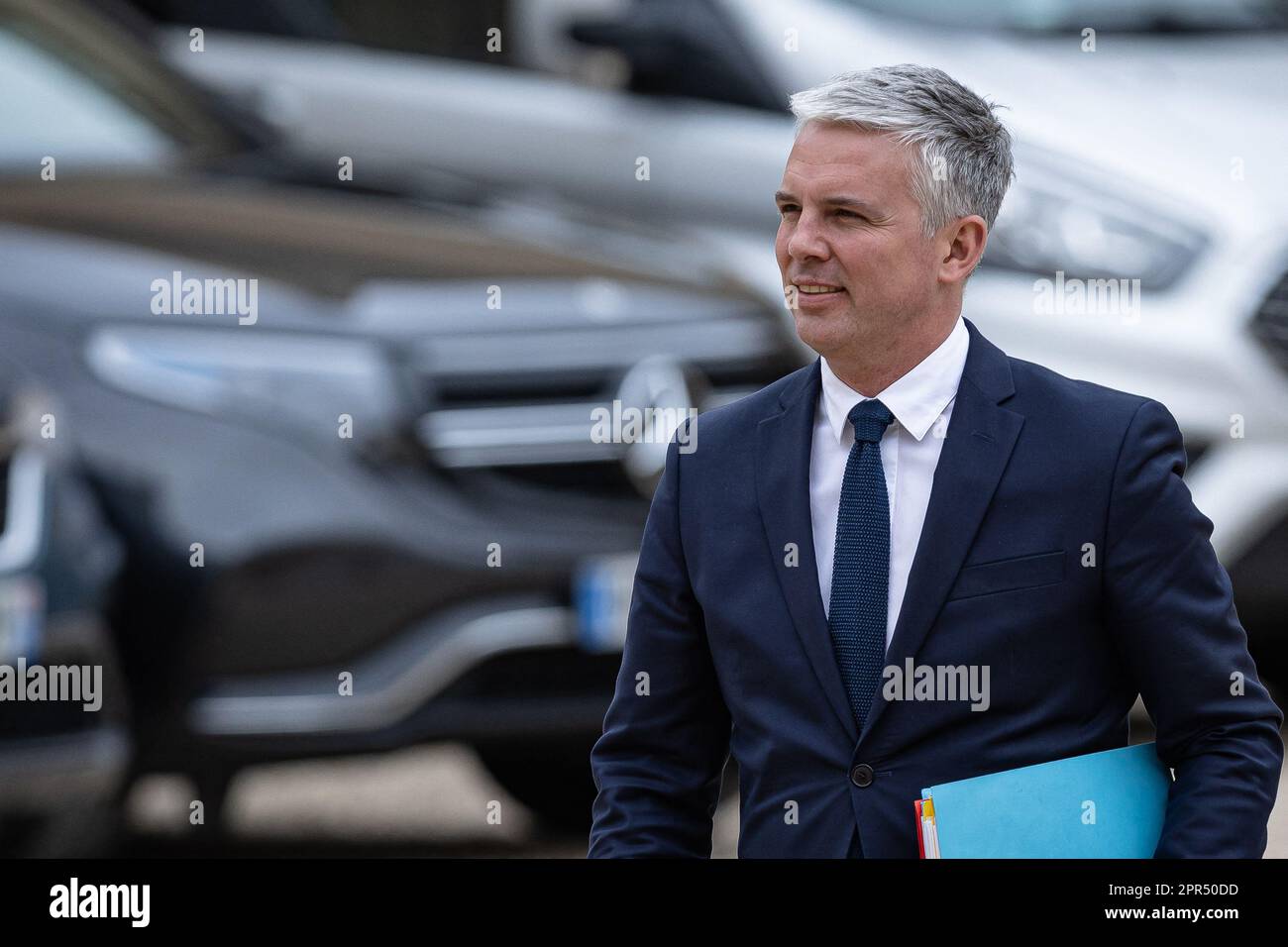 French Minister for Solidarity, Autonomy and Persons with Disabilities Jean-Christophe Combe arrives at the National Conference on Disability at the Elysee Palace in Paris, France, on April 26, 2023. Photo by Aurelien Morissard/ABACAPRESS.COM Credit: Abaca Press/Alamy Live News Stock Photo