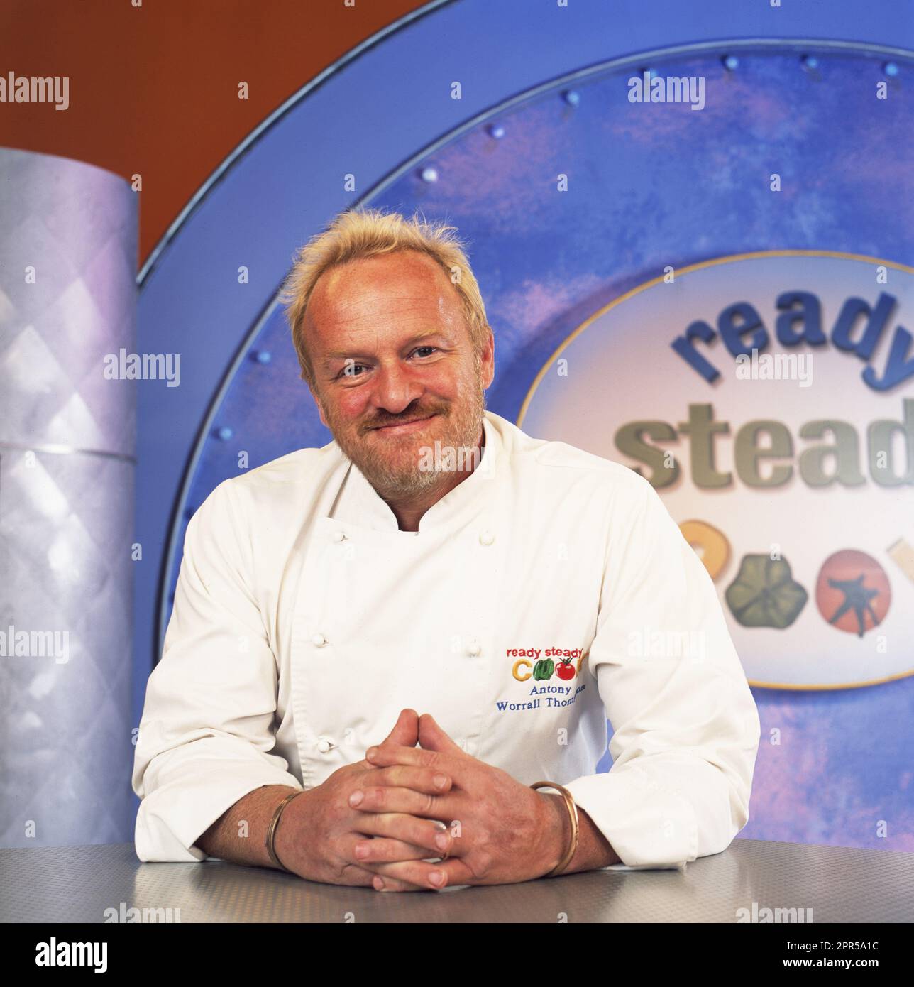 Photograph Of TV Chef Antony Worrall Thompson On The Studio Set Of 