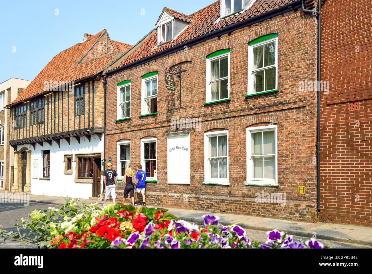 16th century The Tudor Rose Hotel, Saint Nicholas Street, King's Lynn